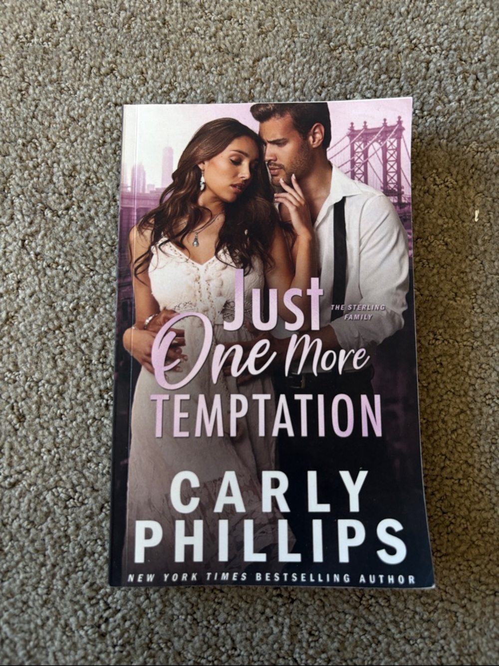 3/$20 Just One More Temptation by Carly Phillips - paperback novel book